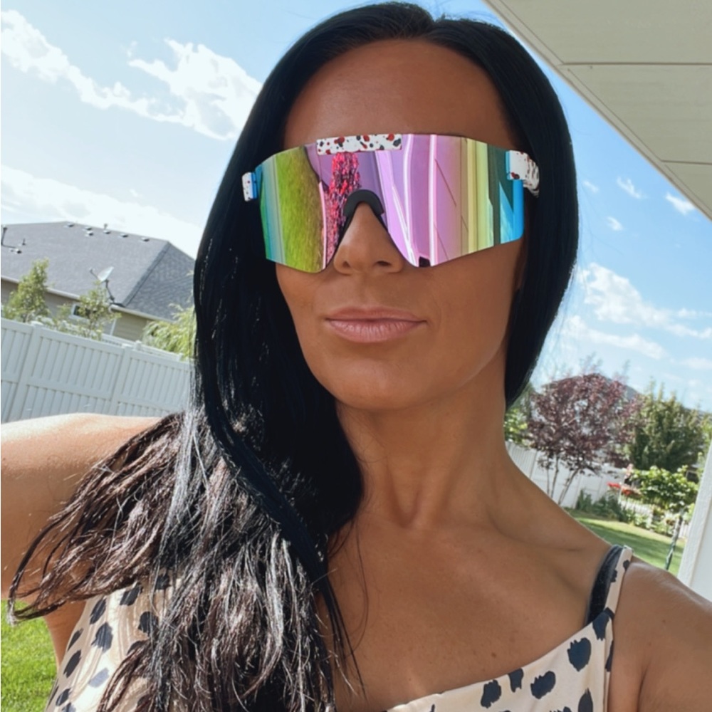 Rimless Visor Sunglasses